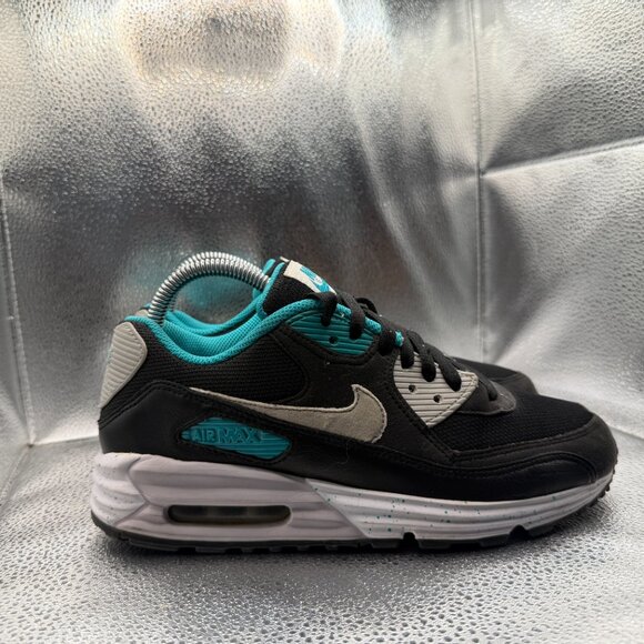 Size 7.5 Nike  Air Max 90 Black White Mens Comfort Athletic Sneakers‎ 653539-992 main image 9